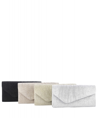 Fashion Clutch Bag HBG-104363 BLACK