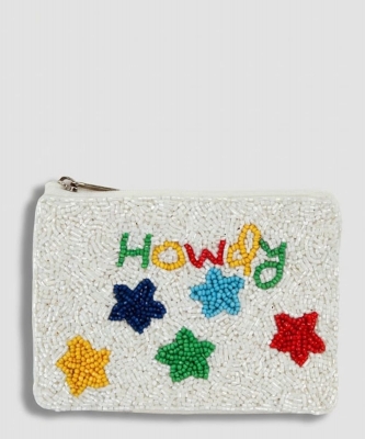 Ladies Howdy Themed Fully Beaded Coin Purse HD00529