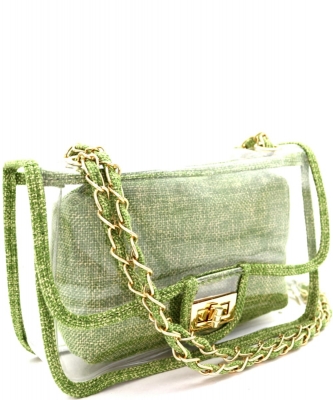 See Thru Transparent 2-in-1 Shoulder Bag HPC3737