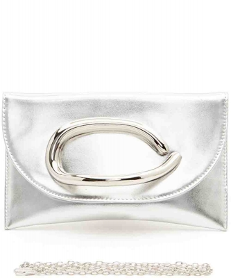 Metal Handle Iconic Envelope Clutch Bag J25-31