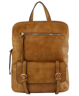METRO Buckle Flap Pocket Convertible Backpack JNM00581