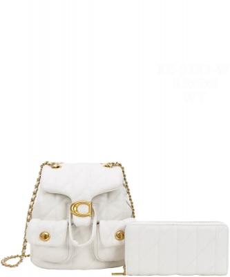 Cute Fashion Backpack With Wallet KC-9183-W