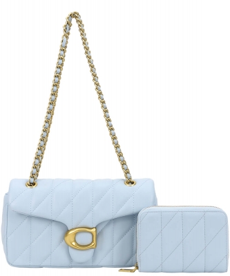 2in1 Quilted Design Crossbody Bag W/ Wallet Set KC-9185A