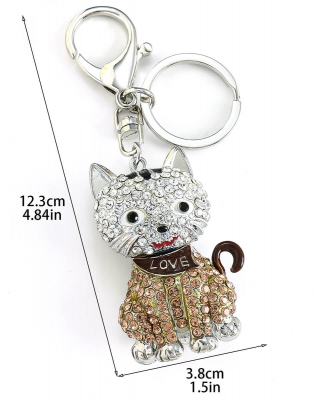 Love Cat Figure Keychain KY890056
