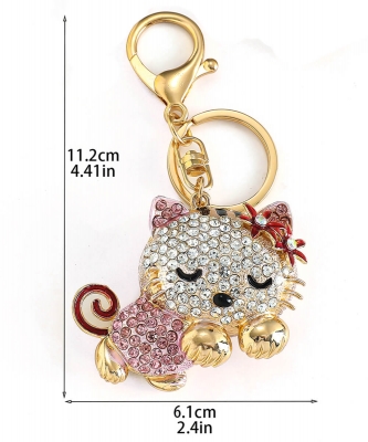 Cute Cat Figure Keychain KY890062