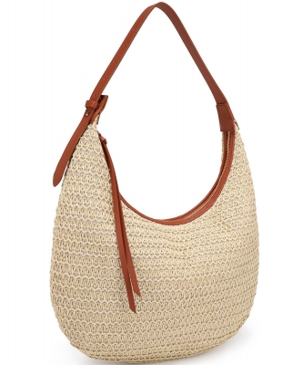Fashion Straw Hobo Bag KZS-31319