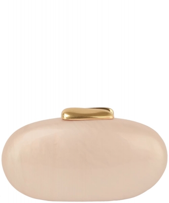 Oval Marble Clutch Evening Bag LC-0361