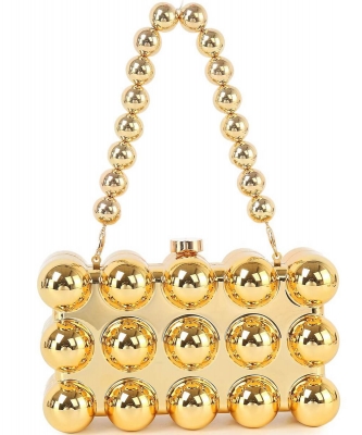 Patent Beaded Petite Evening Bag LCA-0185