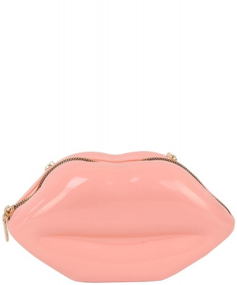 Fashion Lips Zipper Clutch Bag LGZ126