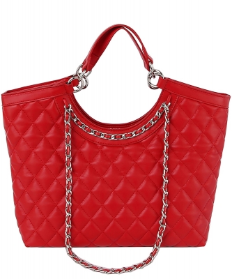 Quilted Chain Satchel LHU500-Z