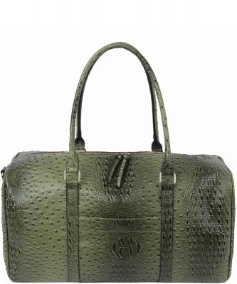 Ostrich Croc Duffle Bag LQF043-O