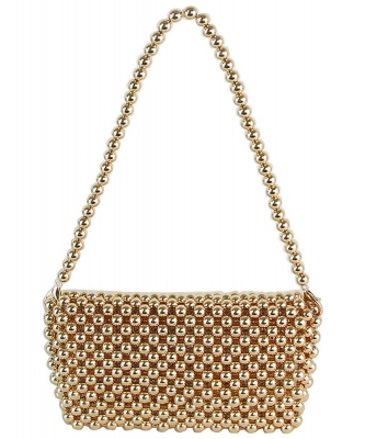 Beaded Flap Shoulder Bag LSH003
