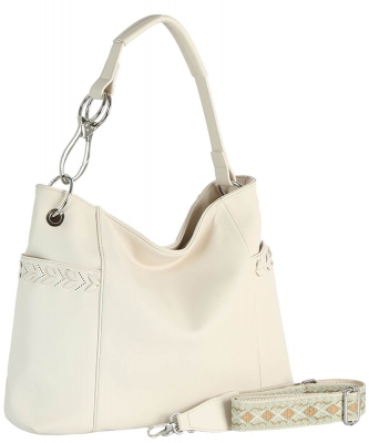 Hook Top Handle Shoulder Bag with Guitar Strap ME0042