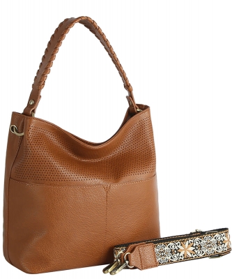 Perforated Guitar Strap Shoulder Bag ME0051