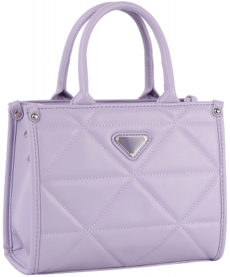 Classic Quilted Box Satchel MED-6932
