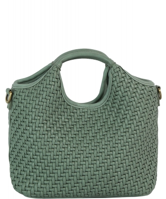 Fashion Weave Top Handle Satchel MEE0056