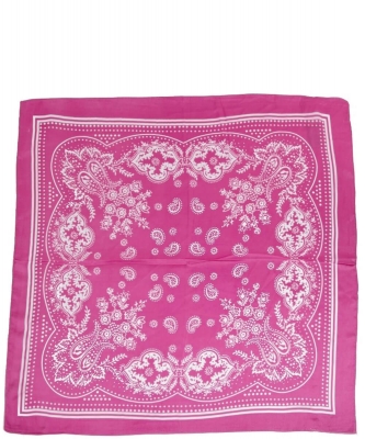 Light Paisley Design Square Scarf MMS7902