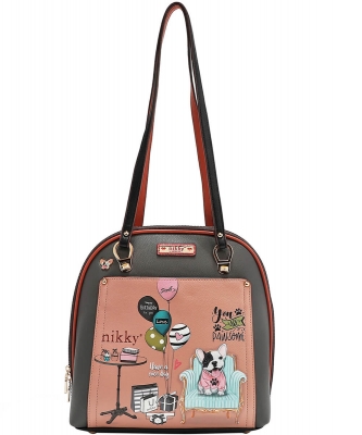 Nikky Convertible Backpack Shoulder Bag NK12617