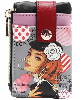 ピンキーパイ主役カード ボーナスパックver. Mini Zip & Snap Button Card Holder NK22527