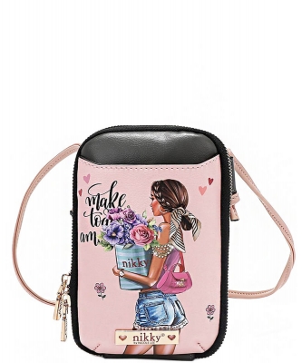 Zip Around Wallet Crossbody Bag Nikky by Nicole Lee NK24006