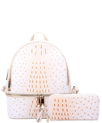 Ostrich Croc 2-in-1 Backpack OS1062W