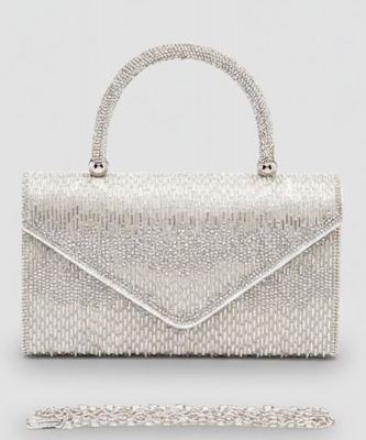 Top Handle Rhinestone Convertible Clutch Bag P2560