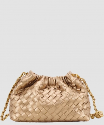 Weave Ruched Pouch Crossbody PB1849