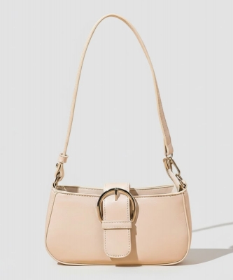 Retro-Style Buckle Strap Shoulder Bag PBA320039