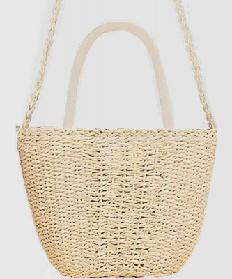 Rattan Wicker Shoulder Tote Bag PBZ-107