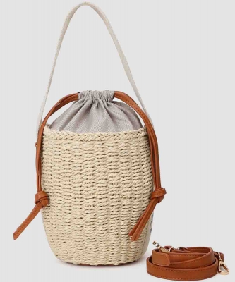 Woven Corssbody Bucket Bag PCH-1169