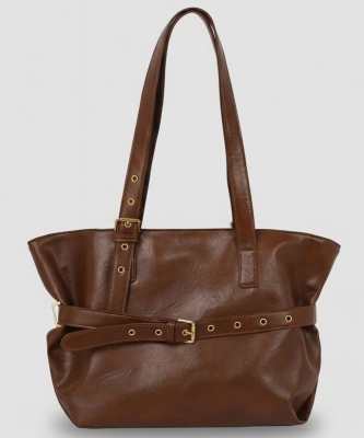 Retro Belted Tote Shopper Bag PEWB352