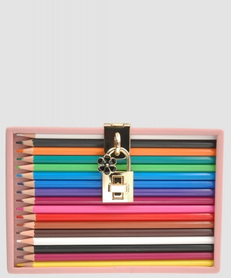 Colored Pencil Box Crossbody Bag F6609
