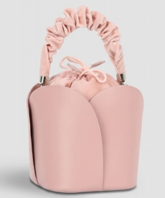 Ruched Top Handle Bucket Bag PGMS-5052