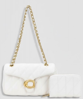 2in1 Quilted Design Crossbody Bag W/ Wallet Set KC-9185A