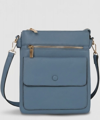 Front Flap Pocket Crossbody Bag PLMD042-Z