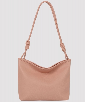 Knotted Handle Bucket Shoulder Bag PME-0127