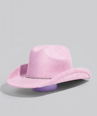 Rhinestone Cord Western Cowboy Hat PMMT9461
