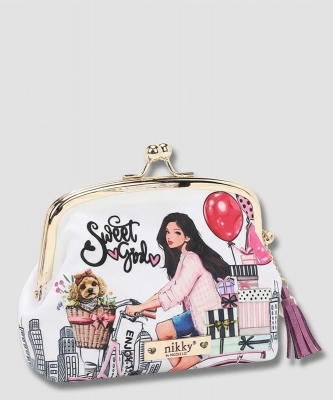 Kiss-Lock Cosmetic Pouch PNK25031