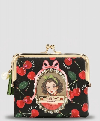 Nikky kiss-lock Coin Purse PNK25033