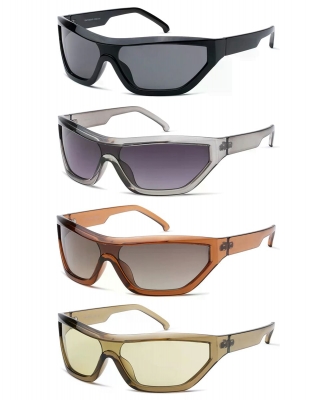 Sleek Wrap-Around Performance Sunglasses PP24213SD-AP
