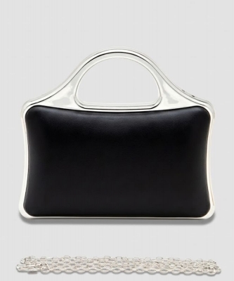 Top Handle Faux Leather Classy Evening Clutch Bag PS3860