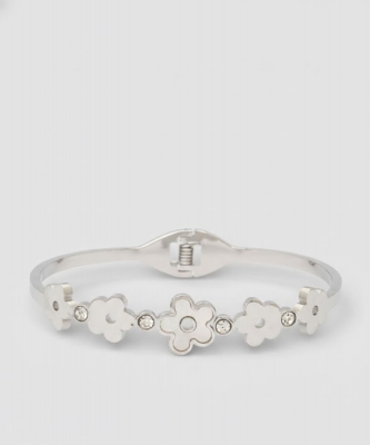 Mop Flower Stainless Steel Bangle PSS1032