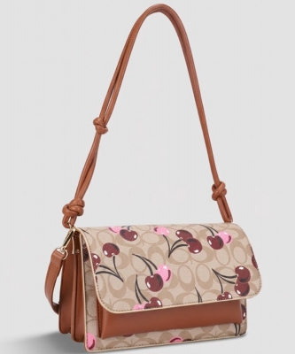 Cherry Pattern Design Shoulder Bag PZW-20762