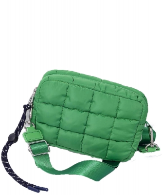Nylon Puffy Quilted Crossbody Bag QP009