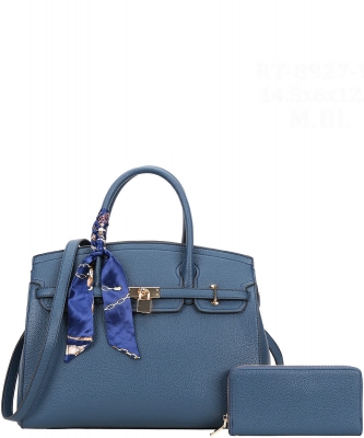 2in1 Fashion Padlock Satchel Bag RT-8927-W