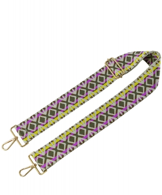 2" Wide Aztec Tribal Pattern Guitar Strap SS050RS