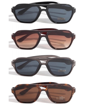 Modern Plastic Aviator Frame Sunglasses Set SUN1040