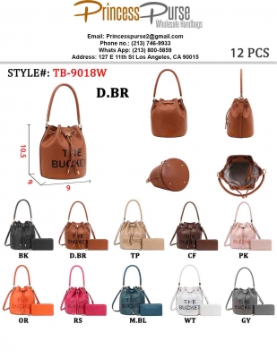 The Bucket Hobo Bag with Wallet TB-9018W
