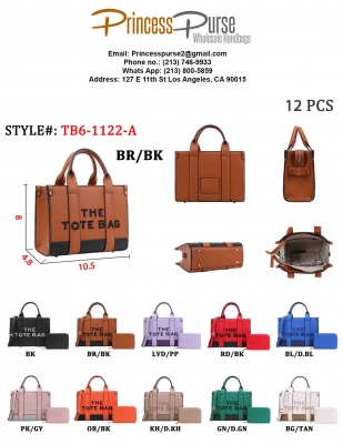 The Tote Bag with Card Hold TB6-1122A