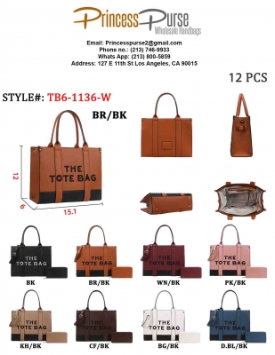 The Tote Bag For Women With Wallet TB6-1136W